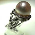 Anello perla barocca in oro